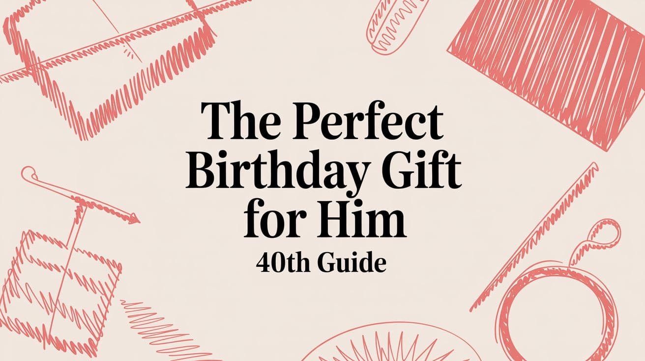 The Perfect Birthday Gift for Him 40th Guide