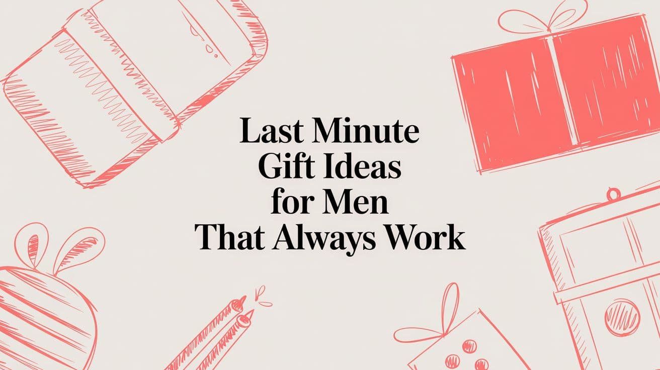 Last Minute Gift Ideas for Men That Always Work