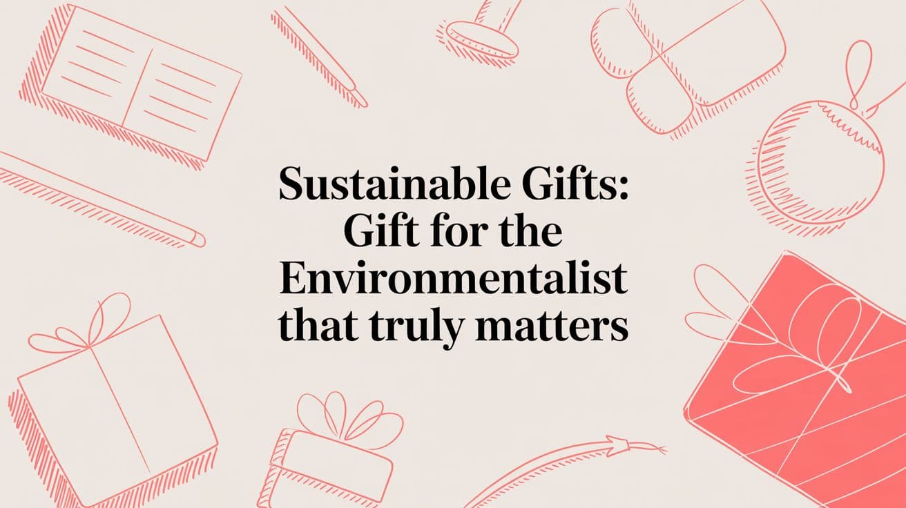 Sustainable Gifts: gift for the environmentalist That Truly Matters