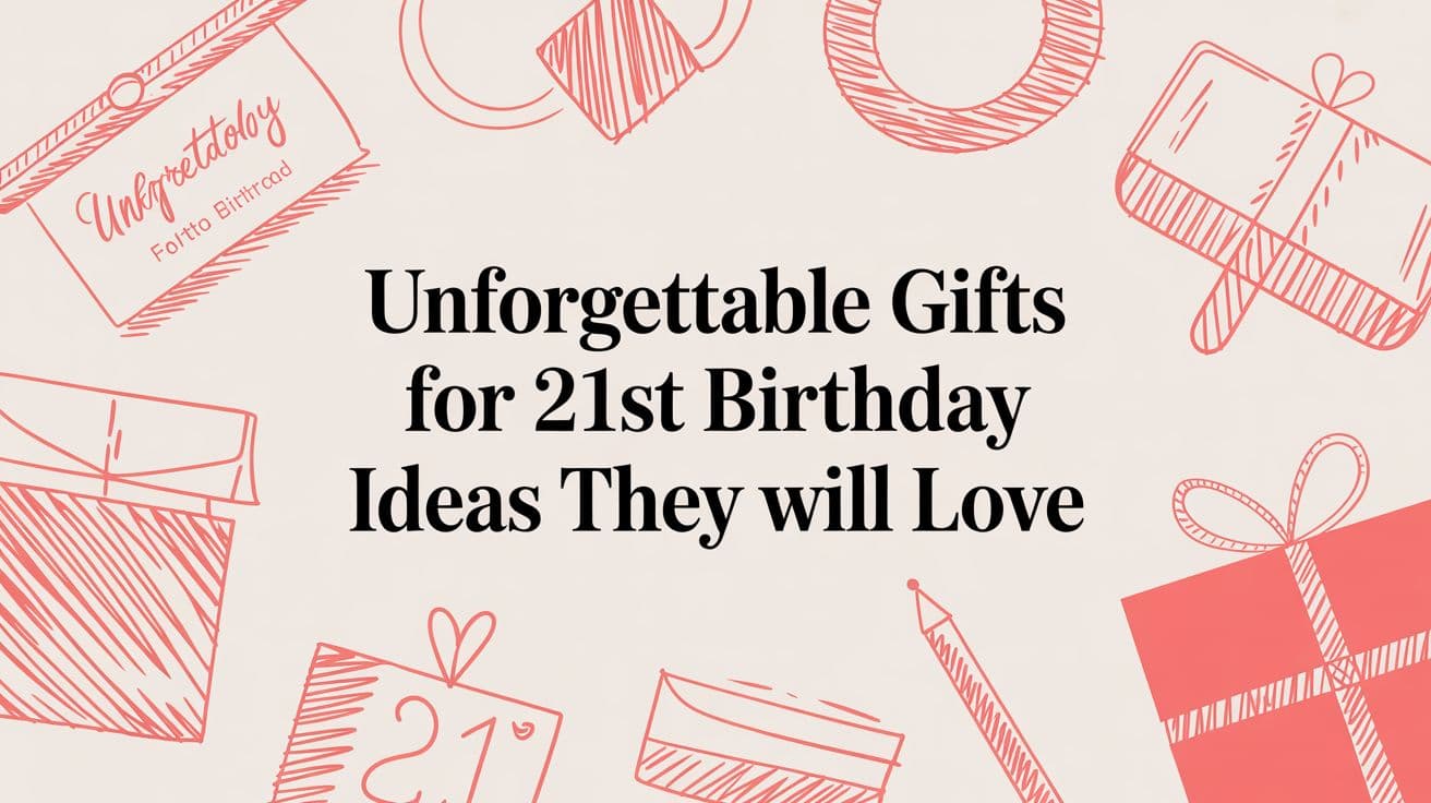 Unforgettable Gifts for 21st Birthday Ideas They Will Love