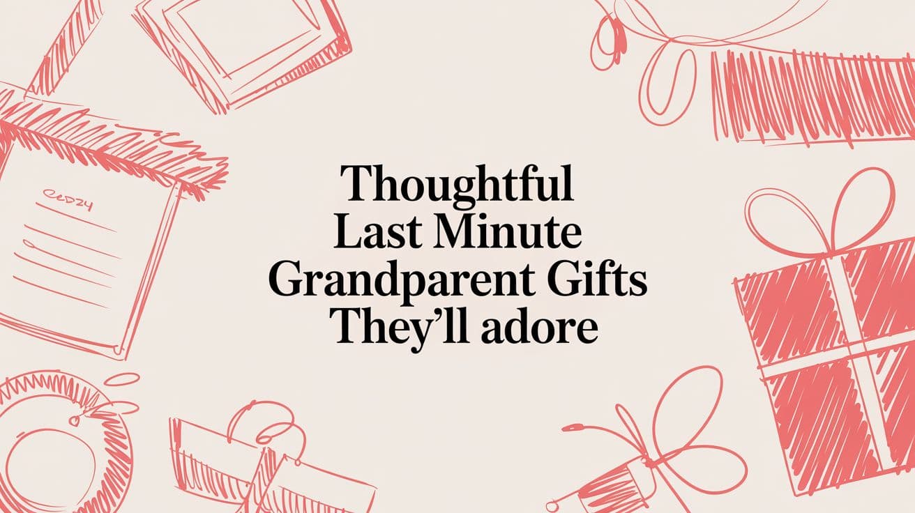 Thoughtful Last Minute Grandparent Gifts They'll Adore