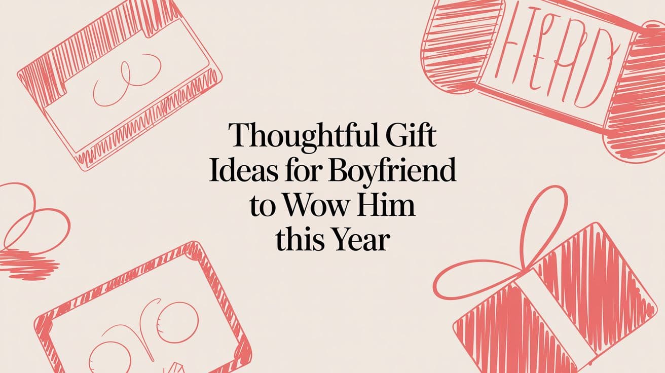 thoughtful gift ideas for boyfriend to wow him this year
