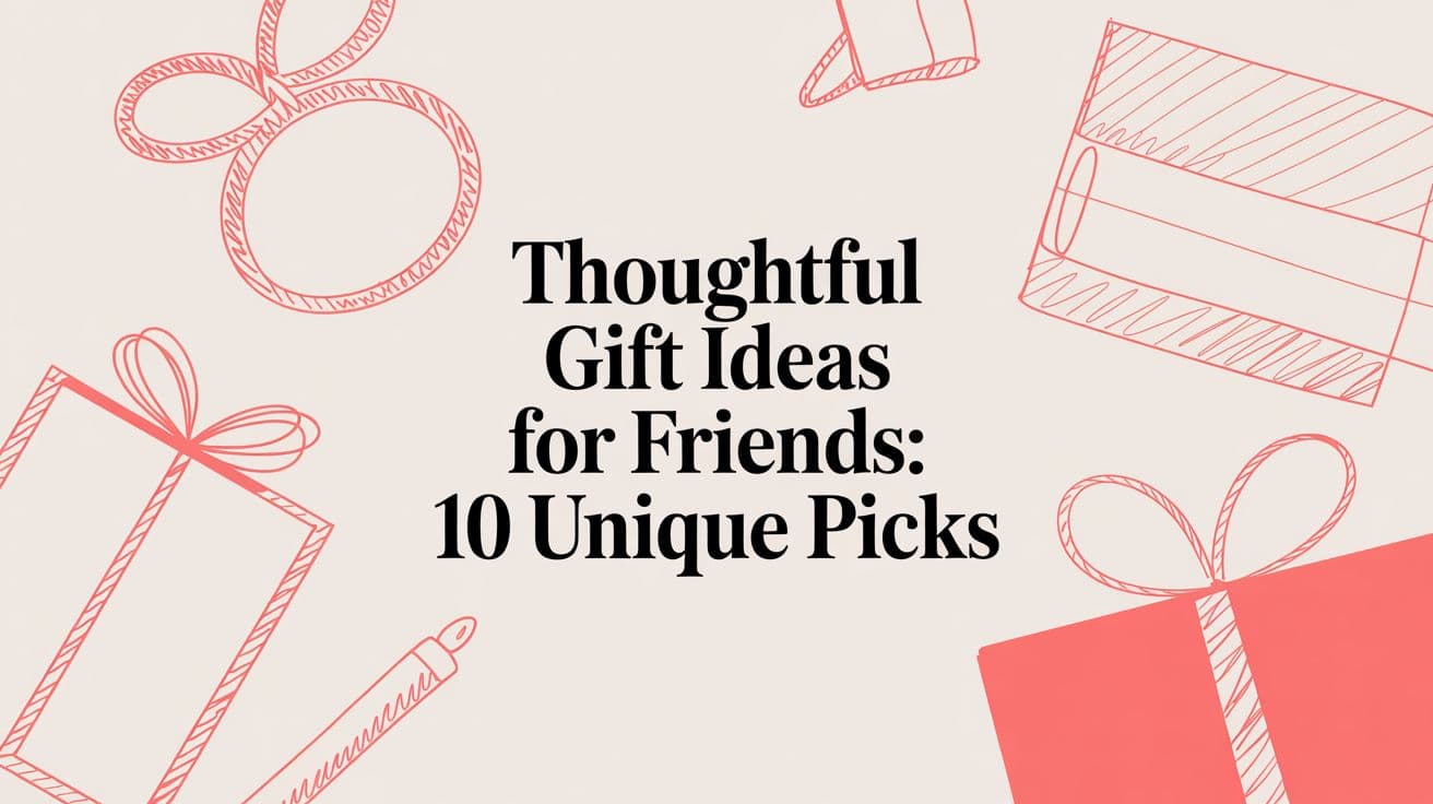 Thoughtful Gift Ideas for Friends: 10 Unique Picks