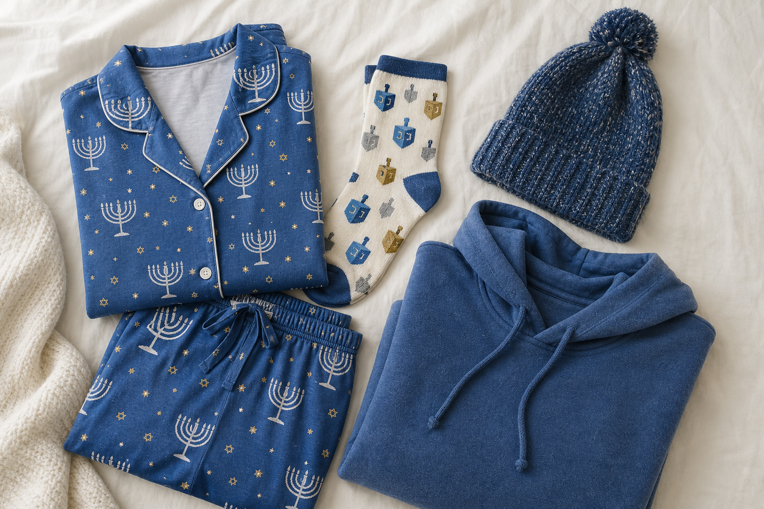 Pajamas, Sweaters and Festive Gear
